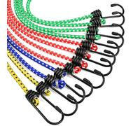 Corda Elastica Tenditore Gancio Sandow Expander Multicolore Auto Moto Campeggio - 12 pezzi