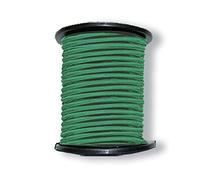 Corda espandibile, Ø 8 mm, verde, chiusura con o senza gancio Simplex (corda espandibile Ø 8 mm, verde, 50 m)
