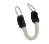 Corda ferma porta a prova di bambino, lunghezza 60 cm, morbida e flessibile, protegge contro lo sbattimento, per uso interno