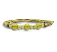 Corda Ferma Tenda con Vetro Perline,Colore #41187 - Cammello Scuro Oro [ Set Di
