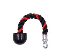 Corda for bicipiti e tricipiti, for trazioni, accessori for palestra domestica, attrezzatura for esercizi fitness, testa singola/doppia, 35 cm/70 cm/90 cm(Red single head)