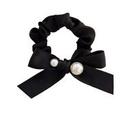 Corda for capelli a farfalla, piccolo anello for capelli profumato, copricapo, elastici for capelli neri con design a perle, accessori for capelli da donna