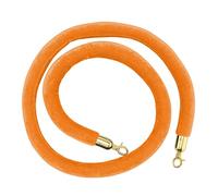 Corda for montanti for ingresso VIP, corde for barriere con nucleo in schiuma di sicurezza for il controllo della folla, grandi inaugurazioni for cinema, uso for hotel/(Orange,Length 1.5M/5Ft/59In)
