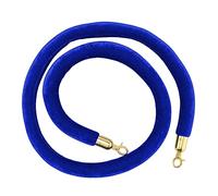 Corda for montanti for ingresso VIP, corde for barriere con nucleo in schiuma di sicurezza for il controllo della folla, grandi inaugurazioni for cinema, uso for hotel/(Blue,Length 1M/3.3Ft/39In)