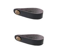 Corda for tracolla for chitarra Tracolla for chitarra in pelle nera Bottone for chitarra acustica Tracolla for paletta Chiusura for cinturino (Color : 2pcs)