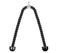 Corda for tricipiti con cavo for trazioni, allenamento con corda for tricipiti, esercizi for la schiena, fitness, forza, bodybuilding, attrezzatura da palestra unisex(120cm)