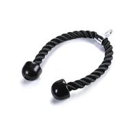 Corda for tricipiti con cavo for trazioni, allenamento con corda for tricipiti, esercizi for la schiena, fitness, forza, bodybuilding, attrezzatura da palestra unisex(70cm)