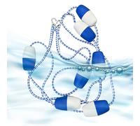 Corda galleggiante, multiuso, di sicurezza, kit di corda per piscina e galleggiante, per sport acquatici, bagnini, pubblico, interno ed esterno