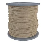 Corda in canapa - Corda di canapa in polietilene, diametro 4 mm - 200 m su bobina - 100% polipropilene