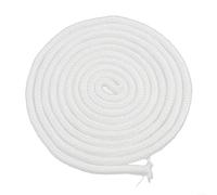 Corda in fibra di vetro lunga 3 metri per guarnizione della porta della stufa, progettata per supportare l'efficienza della stufa a legna fornendo un efficace controllo del fumo e dell'aria (6 mm x 3