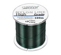 Corda in nylon per la decorazione artigianale fai da te (colore: verde scuro, dimensioni: 500 m x 0,4 mm)