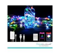 Corda in PVC di Luci Decorative Smart RGB-IC OUTDOOR Wi-Fi + Bluetooth 10M IP65