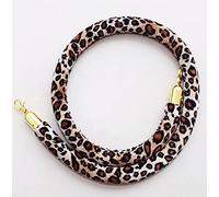 Corda in velluto con stampa leopardata, con gancio, 1,5 m e 3 m, per cerimonie e musei, elegante corda barriera per eventi
