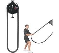Corda Infinita,Carrucole Per Palestra Domestica, Endless Rope Trainer,Sistema Di Carrucole Per Cavi Portatile, Macchina Per Cavi Con Carrucole E Resistenza Regolabile, Per Esercizi Di Presa, Braccia