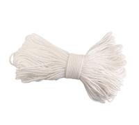 Corda Intrecciata Bianca 6Mm/8Mm Per Campeggio Escursionismo Nautica Vela Remo