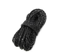Corda Intrecciata Cuoio Nera della Collana della Catena 3MM del Cavo della Corda della Corda di 9M per i