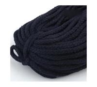 Corda intrecciata per macramè, Corda di cotone da 5 mm, 25 iarde, multicolore(25 Navy)