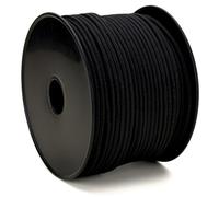 Corda intrecciata Polypro nera, Ø 4 mm, bobina 100 m, corda esterna, corda fai da te, corda fai da te, colore: nero