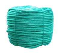 Corda Multiuso a Tre Capi in Poliestere e Polipropilene, Diametro da 3/16" a 3/4", Resistente, Adatta per Campeggio, Nautica e attività all'aperto, Robusta e Durevole.