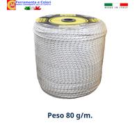 Corda Nautica Fune Rigida Nylon Bobina Cima Teli Teloni Treccia Barca Multiuso