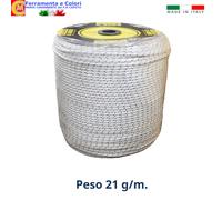 Corda Nautica Fune Rigida Nylon Bobina Cima Teli Teloni Treccia Barca Multiuso