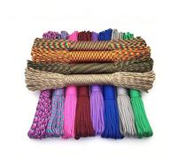 Corda Paracadute Multifunzione Lunga 16.4ft/5m, 9 Core, Diametro 4mm Per Tende Da Campeggio All'aperto, Artigianato Fai Da Te, Appendere Vestiti Ad Asciugare, Situazioni Di Emergenza verde,rosa,profon