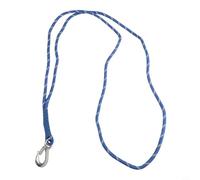Corda per altalena resistente con moschettone, connettore per altalena all'aperto per giochi in giardino, kit di cinghie in poliestere ad alta resistenza, blu (lunghezza della corda 150 cm)