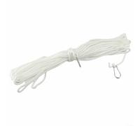 Corda per bandiera in nylon per esterni e kit di accessori con 4 moschettoni, fornisce stabilità e resistenza agli agenti atmosferici