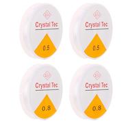 Corda per braccialetti da 0,5 0,8 mm elastica per la creazione di braccialetti per la creazione di braccialetti trasparenti per braccialetti fai da te decorazioni da appendere