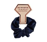 Corda per capelli da damigella d'onore, per addio al nubilato, scrunchies, corda elastica per capelli da sposa, accessori per doccia nuziale