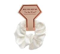 Corda per capelli da damigella d'onore, per addio al nubilato, scrunchies, corda elastica per capelli da sposa, accessori per doccia nuziale