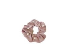 Corda per capelli in tessuto con perle per donna, temperamento elegante, nessun danno ai capelli, elastici per capelli alla moda per ragazza (03)