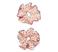 Corda per capelli rossa Scrunchies Corda elastica Big Scrunchy HairBands Accessori femminili Accessori per capelli Donne