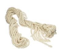 Corda per cavezza in poli/ sisal - 3,2 m bianco Corda da trasporto per bovini, occhiello piccolo, 12 mm