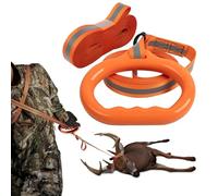 Corda per cervi, trascinatore per cervi | Cinturino riflettente per estrattore di cervo - Pratica cinghia da trazione per cervi, corda da traino per cervi con impugnatura ergonomica per animali di gra