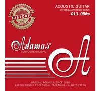 Corda per chitarra acustica Adamas, riedizione storica in bronzo fosforoso, con estremità a pallina in ottone massiccio Medium .013-.056