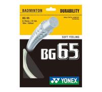 Corda per il badminton Yonex BG 65 (10 m) - white (0.70 mm)
