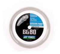 Corda per il badminton Yonex BG 80 (200 m) - white (0.68 mm)