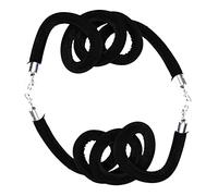 Corda per il controllo degli eventi, confezione da 2 cavi barriera in velluto, spessore 3,8 cm, divisori in schiuma da 2,2 m, per zone di accesso al cinema, uso domestico, soluzione per la gestione