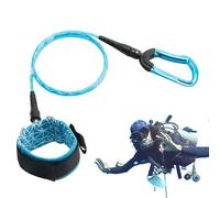 Corda per Immersioni libere, Corda per Immersioni - Elastica per Immersioni | Deep Sea Training Anti Lost Lanyard Filo di Acciaio Inossidabile Integrato per Donne