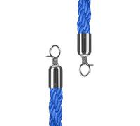 Corda per la barriera della coda, supporto per il controllo della folla con corda intrecciata e ganci lucidati