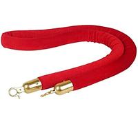 Corda per montanti in velluto, Barriera di corda for eventi sul red carpet, saloni 'auto, barriera for code con ganci in oro lucido, corde for il controllo della folla(Velvet,1m/3.3ft)