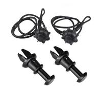 Corda per ripiano Posteriore Auto per VW Polo Up T-Cross 2 Pezzi Clip per Cinghia Gancio Girevole per ripiano Posteriore del Bagagliaio 1M6867574A