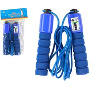 Corda per saltare blu con contatore 280 cm
