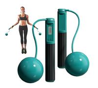 Corda per saltare con contatore, corda per saltare senza fili per fitness, palestra con contatore, per esercizi di allenamento in casa, interni ed esterni, fitness, uomini, donne e bambini