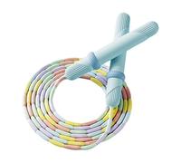 Corda per saltare con perline - Corda per saltare portatile per bambini e adulti, palestra e allenamento a casa, corde per fitness, corde regolabili per esercizi cardio, allenamento per ragazzi e