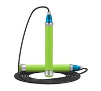 Corda per Saltare Corda Per Saltare Ad Alta Velocità Corde Per Cuscinetti Regolabili Per Manico In Alluminio Salta Allenamento Fitness Salto Con Fune Metallica per Cross Training(Grün)