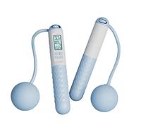 Corda per saltare, corde per saltare regolabili con palla gravitazionale, corde per saltare senza fili con contatore, corda per saltare wireless per adulti fitness, attrezzatura per esperienza di