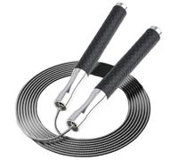 Corda per Saltare, Corde Saltare a Regolazione in Lega di Alluminio, Corda Lisce con Impugnatura Antiscivolo, per Fitness, Boxe, Perdere Peso, Esercizio, Palestra, Lunghezza 280 cm