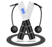 Corda per Saltare Fitness con Contatore, Corda Saltare Regolabile con Cuscinetto a Sfera, Corda per Saltare Pesata Senza fili per Allenamento, Fitness, Corde Saltare Antiscivolo per bambini e adulti